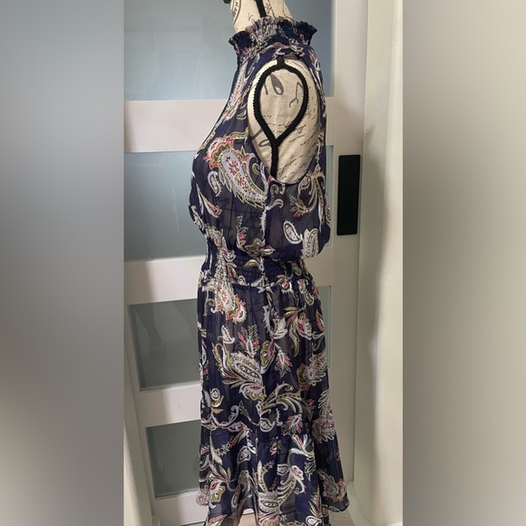 💎 Nannette Lepore sheer sleeveless dress SZ 10 - Picture 3 of 5